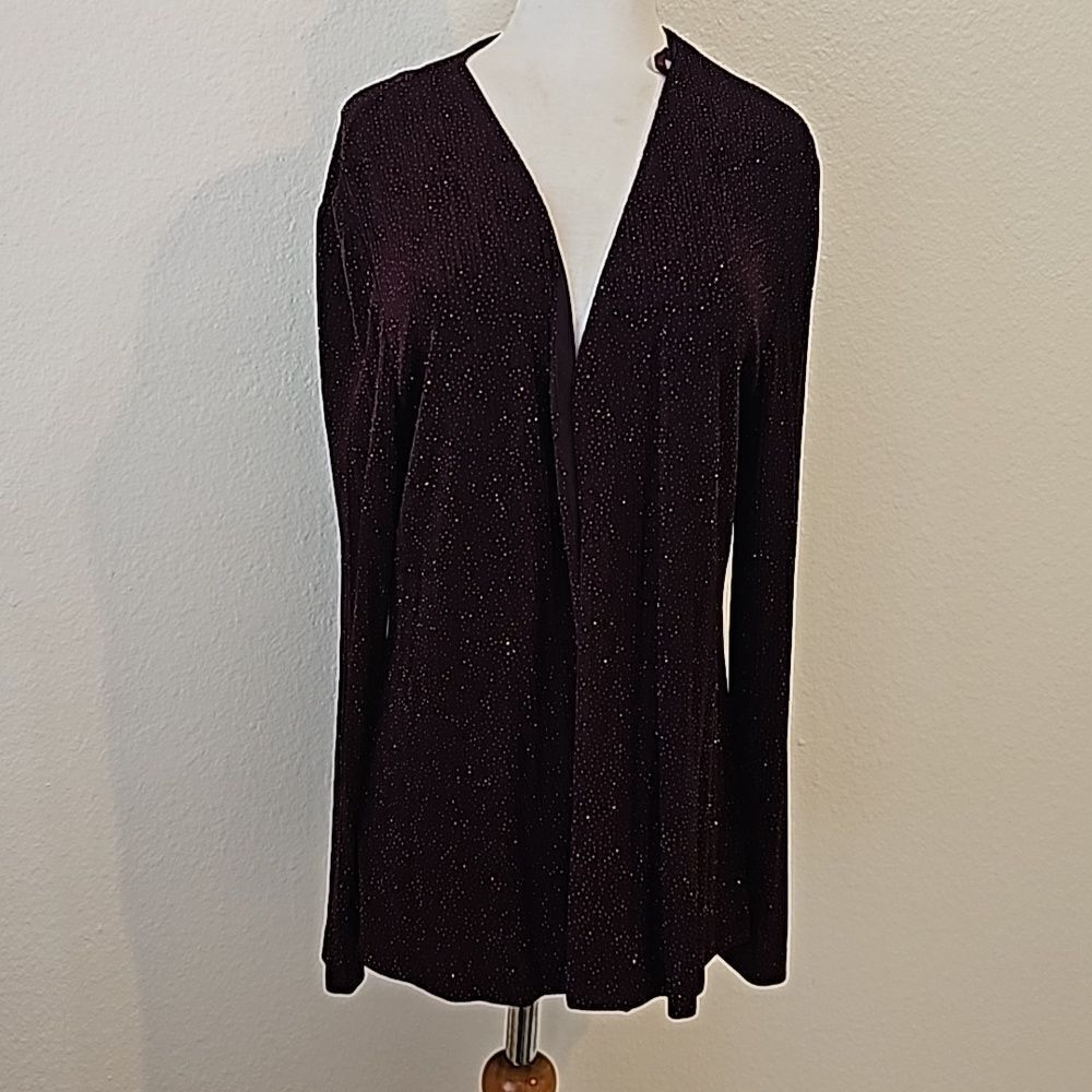 ALEX EVENING CARDIGAN SWEATER SIZE LARGE